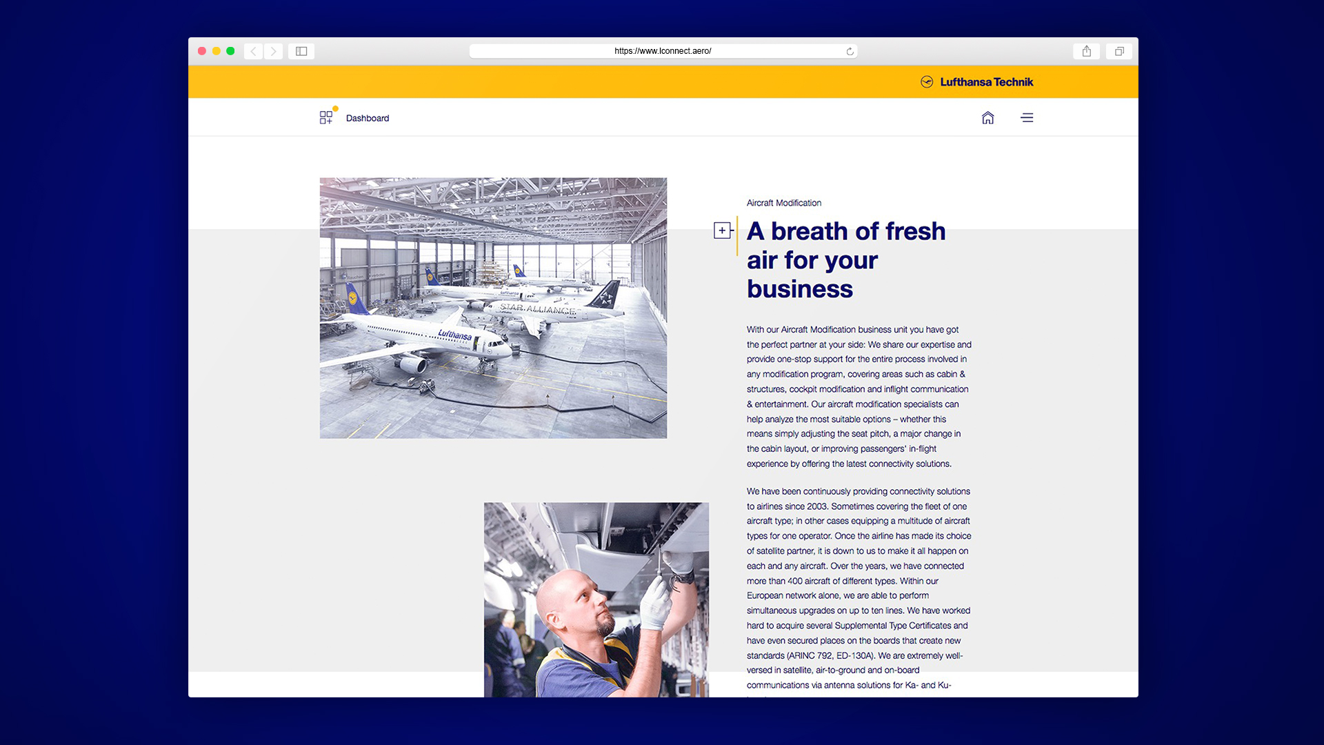 Content Pieces can be added to a personal Dashboard by clicking the plus button